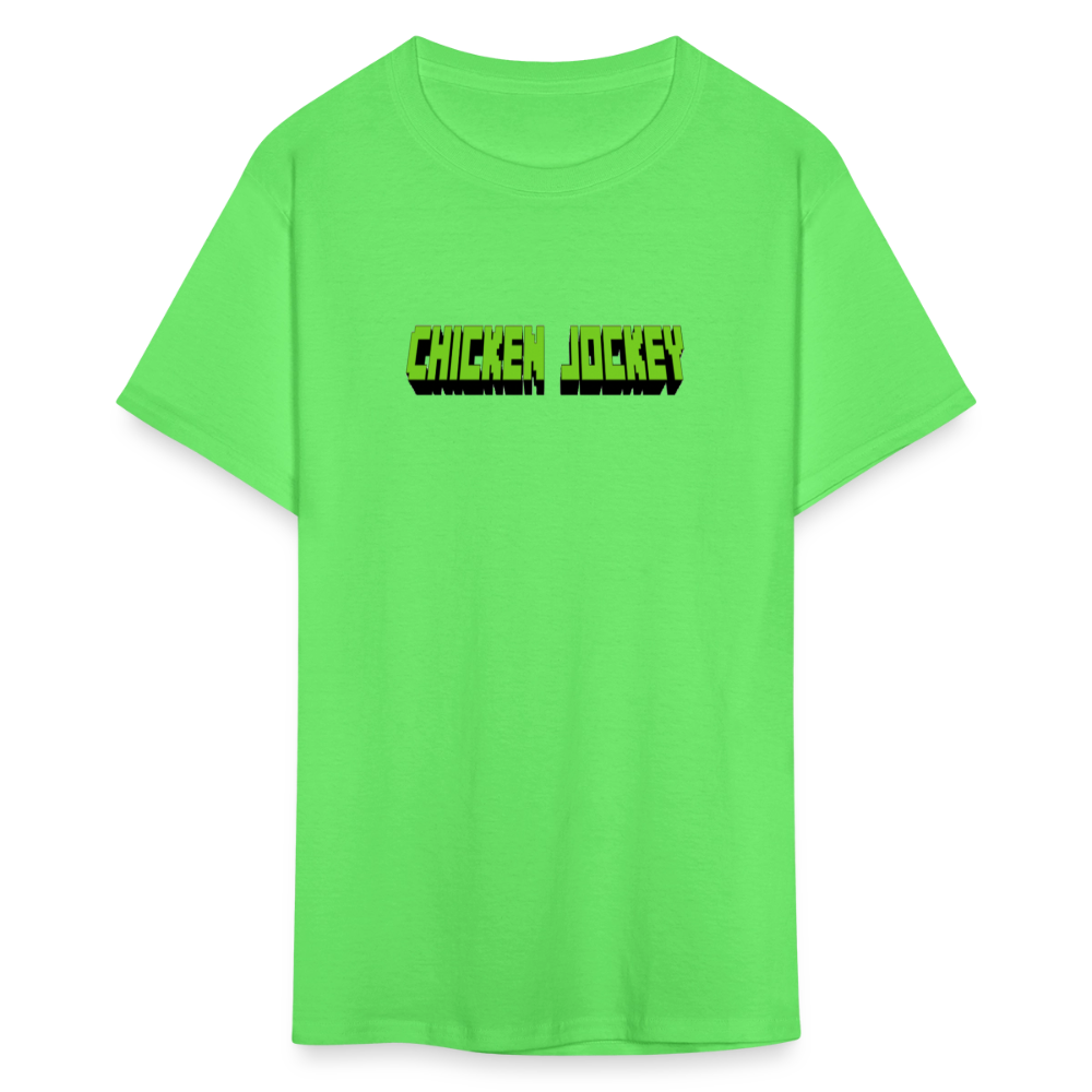 Chicken Jockey Green Unisex Classic T-Shirt - kiwi