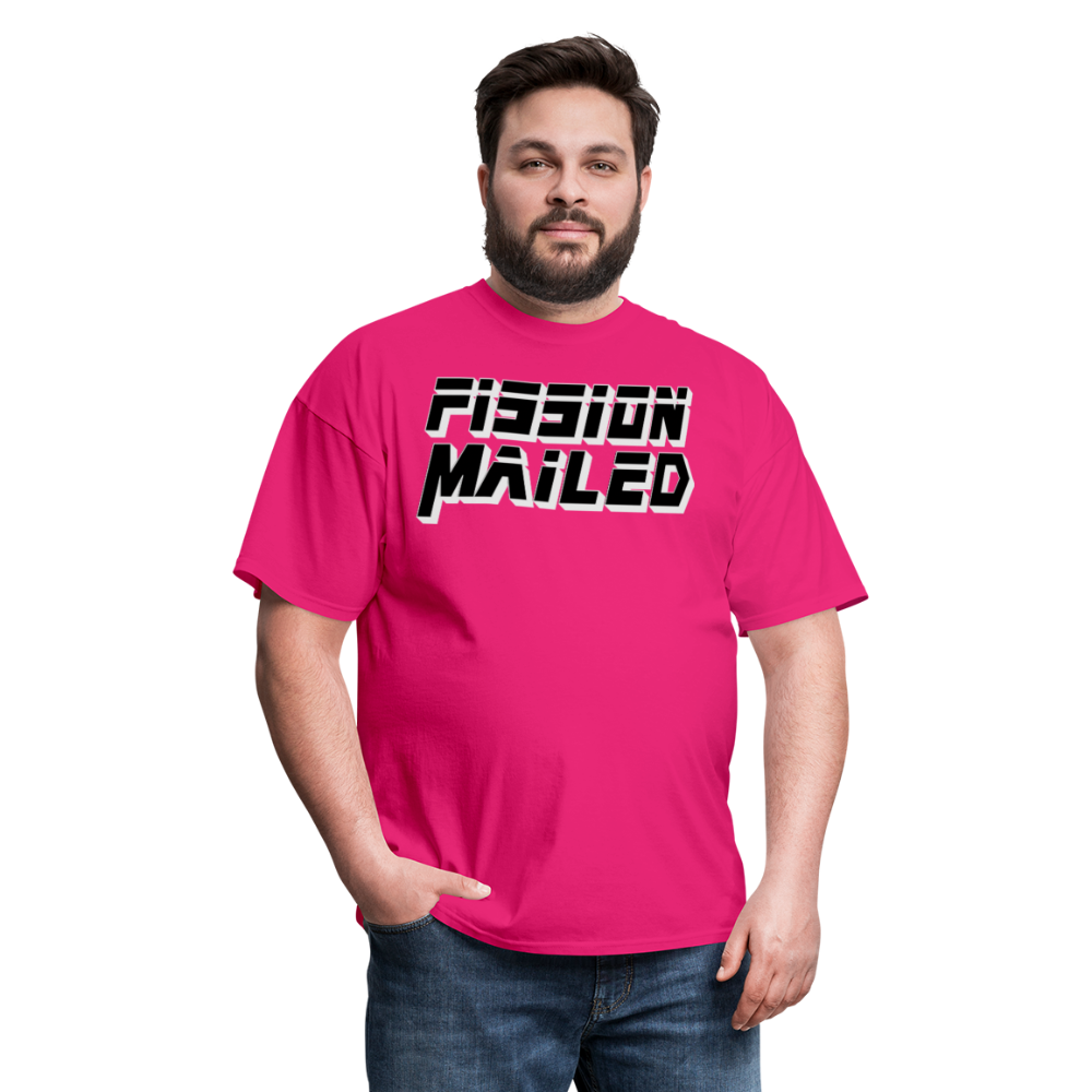 Fission Mailed Black & Gray Shadow Funny Videogame Quote & Meme Unisex Classic T-Shirt - fuchsia