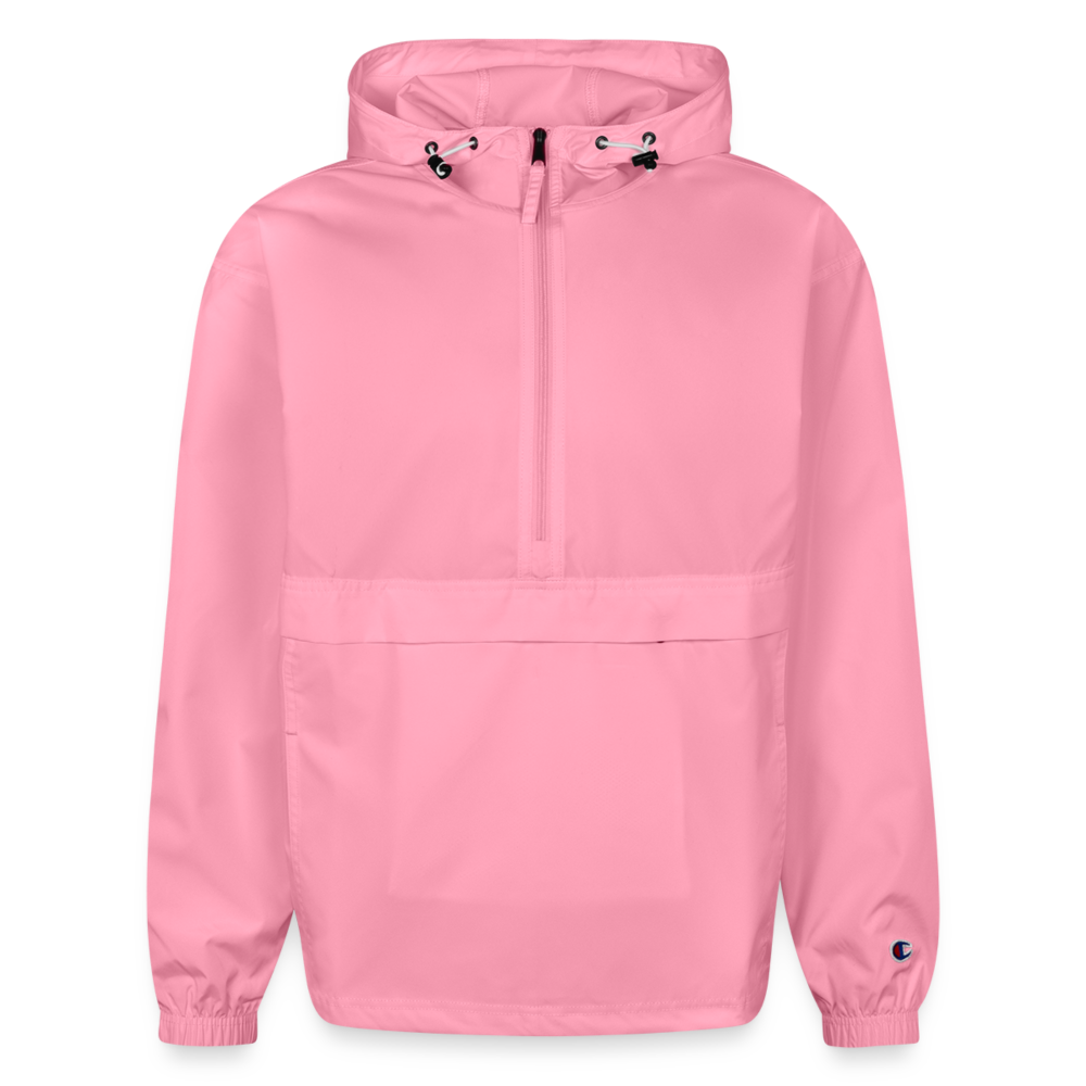 Customizable Champion Packable Jacket ADD YOUR OWN PHOTO, IMAGES, DESIGNS, QUOTES AND MORE - candy pink