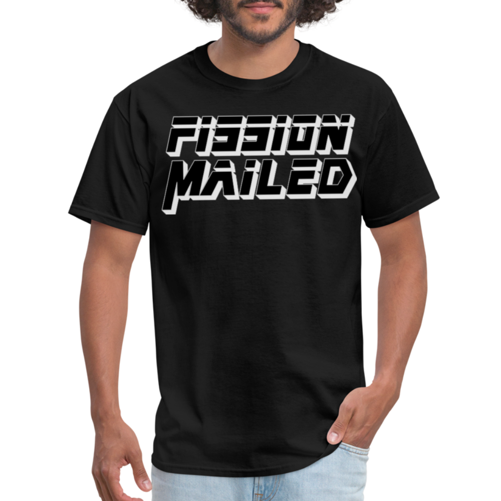 Fission Mailed Black & Gray Shadow Funny Videogame Quote & Meme Unisex Classic T-Shirt - black