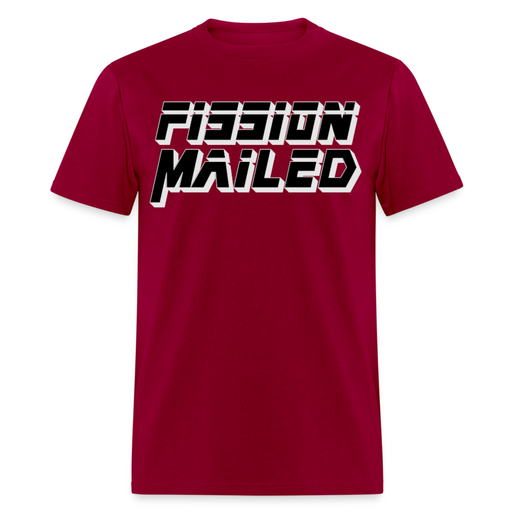 Fission Mailed Black & Gray Shadow Funny Videogame Quote & Meme Unisex Classic T-Shirt - dark red