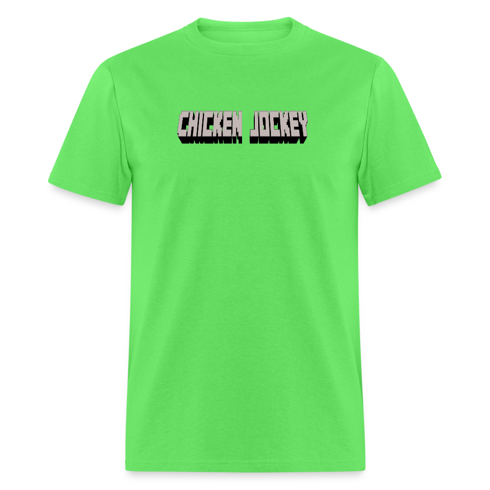 Chicken Jockey Gray Unisex Classic T-Shirt - kiwi