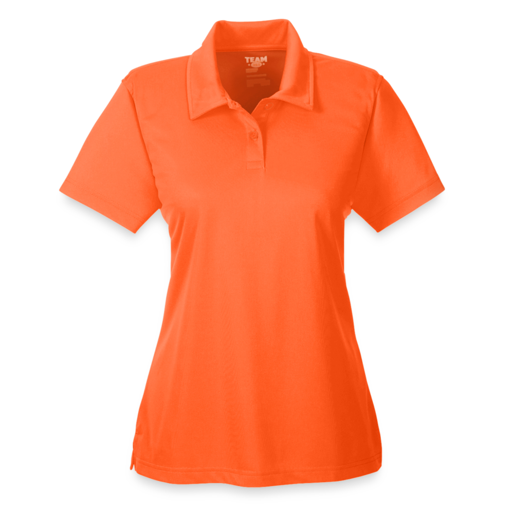 Customizable Ladies' Command Snag Protection Polo ADD YOUR OWN PHOTO, IMAGES, DESIGNS, QUOTES AND MORE - orange