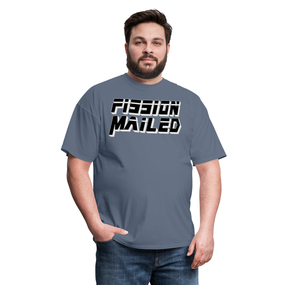 Fission Mailed Black & Gray Shadow Funny Videogame Quote & Meme Unisex Classic T-Shirt - denim