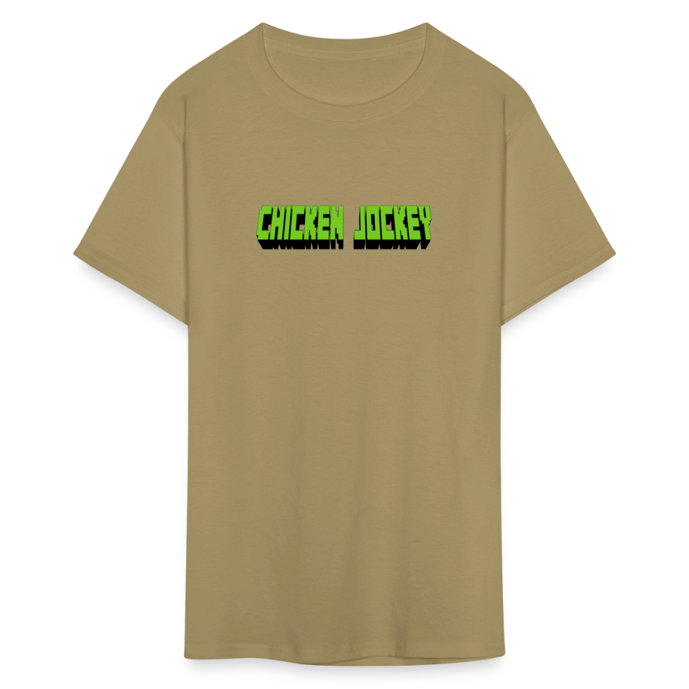 Chicken Jockey Green Unisex Classic T-Shirt - khaki