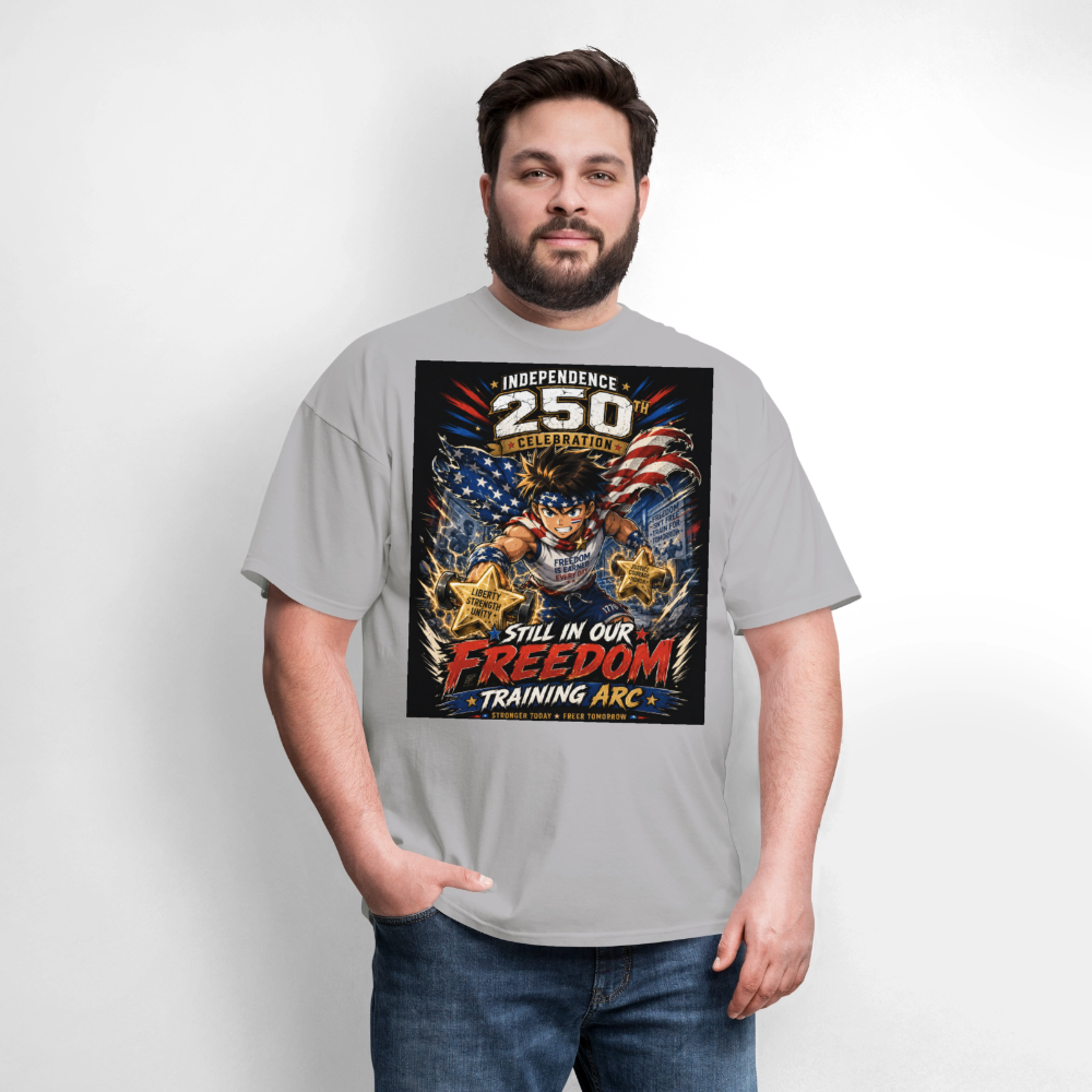 Patriotic T Shirt for July 4th Fans: Anime Hero Graphic - rock