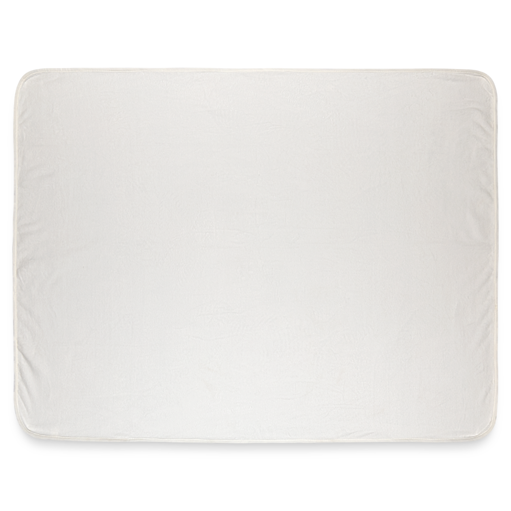 Custom Photo Fleece Blanket – Personalized Cozy Throw with Your Images, Quotes & Designs - cream