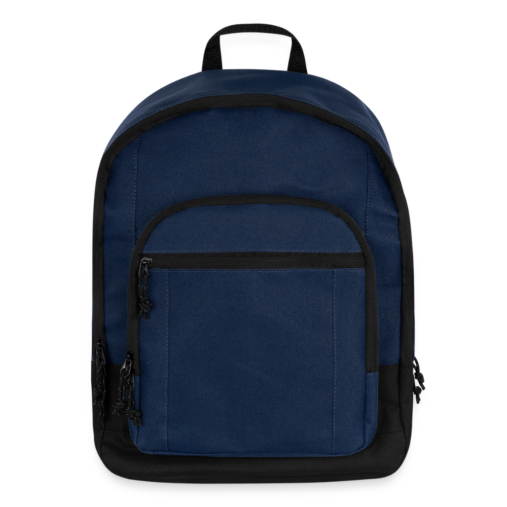 Customizable Basic Backpack ADD YOUR OWN PHOTO, IMAGES, DESIGNS, QUOTES AND MORE - navy