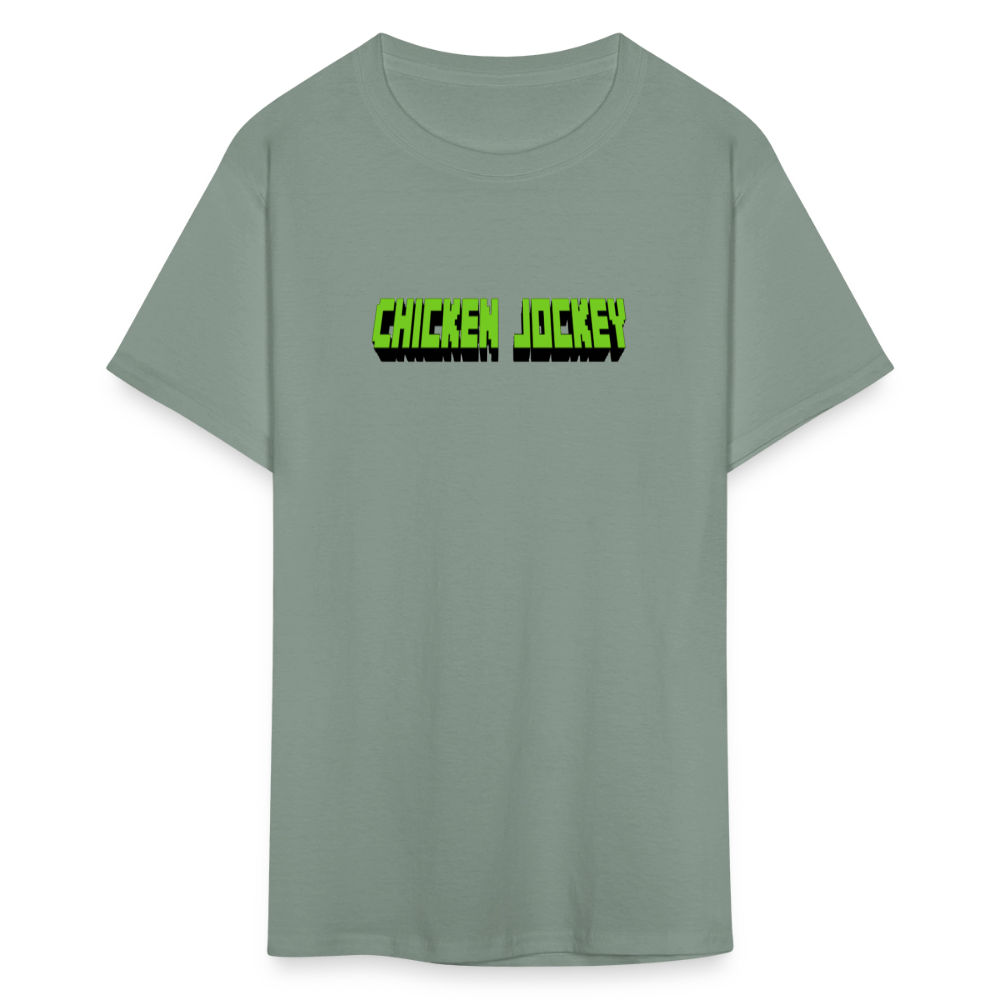 Chicken Jockey Green Unisex Classic T-Shirt - sage