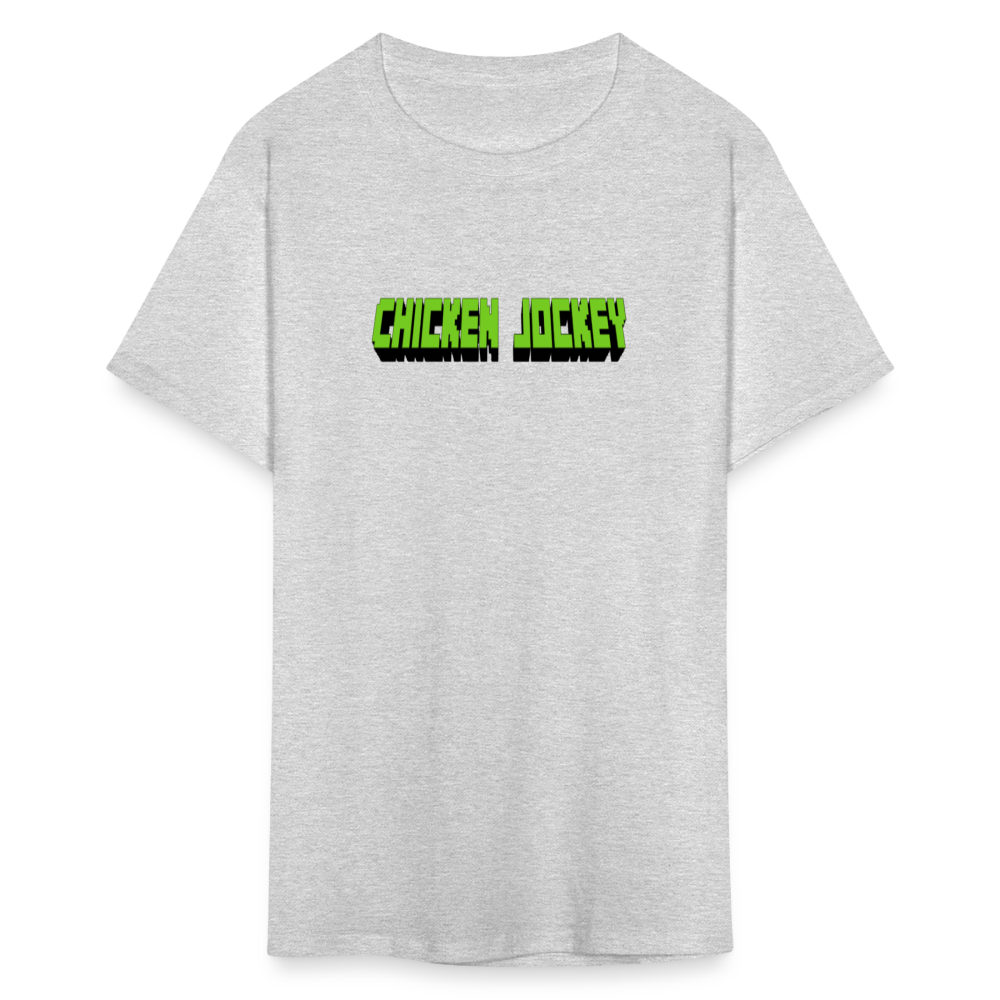 Chicken Jockey Green Unisex Classic T-Shirt - heather gray