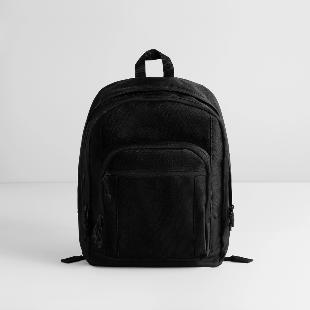 Customizable Basic Backpack ADD YOUR OWN PHOTO, IMAGES, DESIGNS, QUOTES AND MORE - black