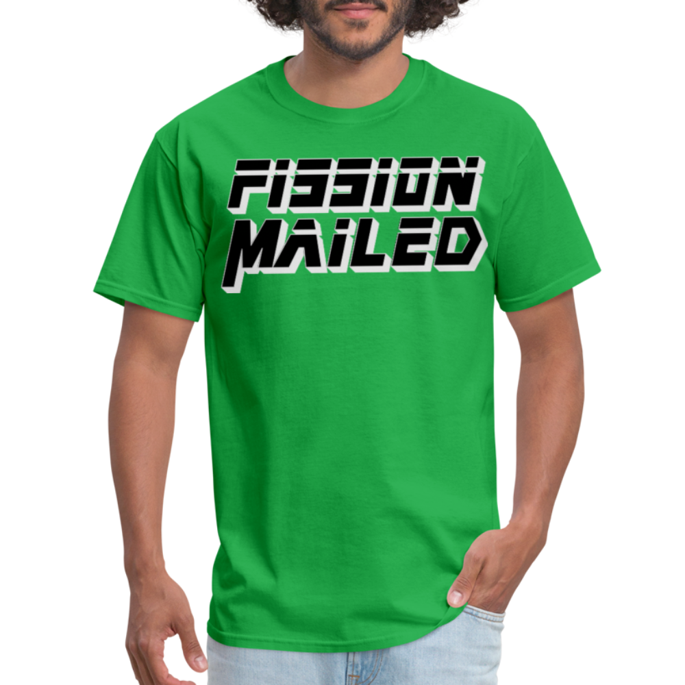 Fission Mailed Black & Gray Shadow Funny Videogame Quote & Meme Unisex Classic T-Shirt - bright green