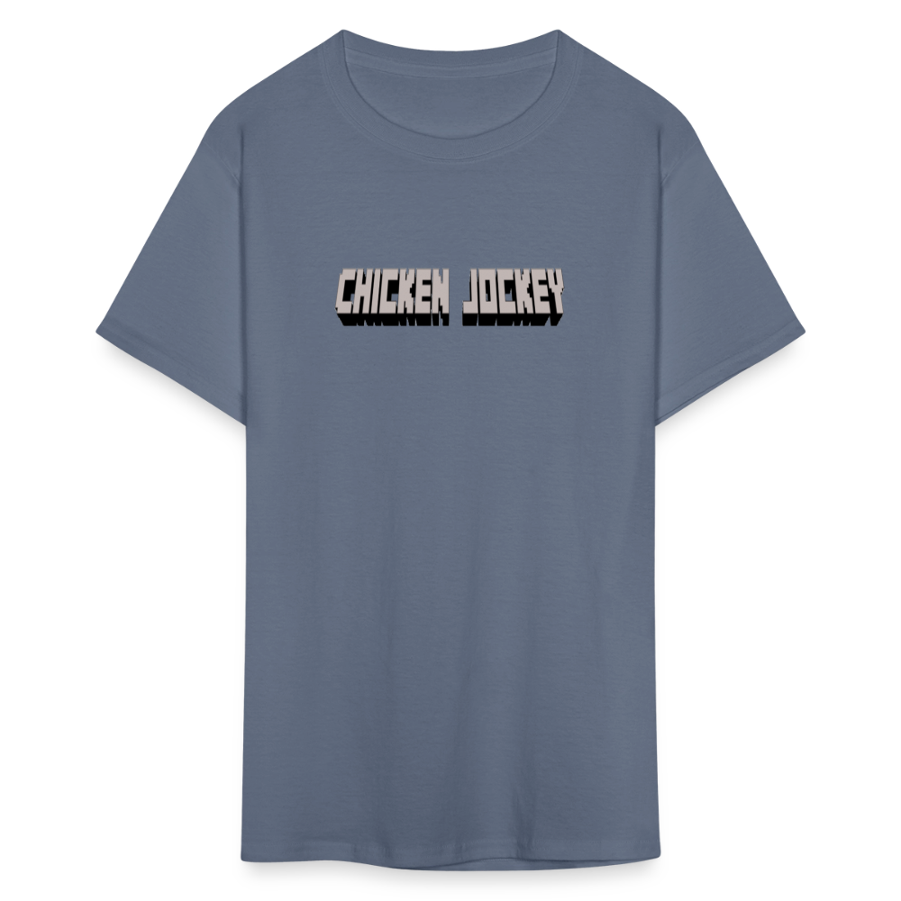 Chicken Jockey Gray Unisex Classic T-Shirt - denim