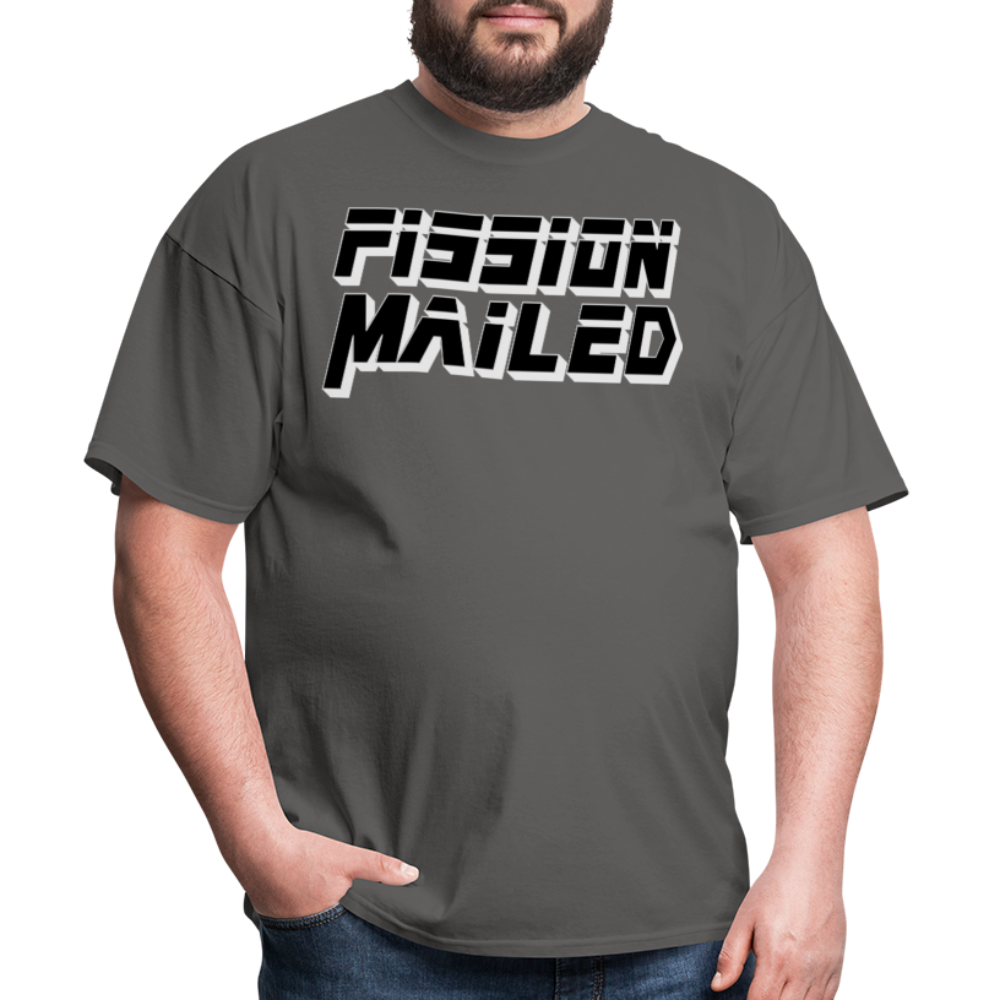 Fission Mailed Black & Gray Shadow Funny Videogame Quote & Meme Unisex Classic T-Shirt - charcoal