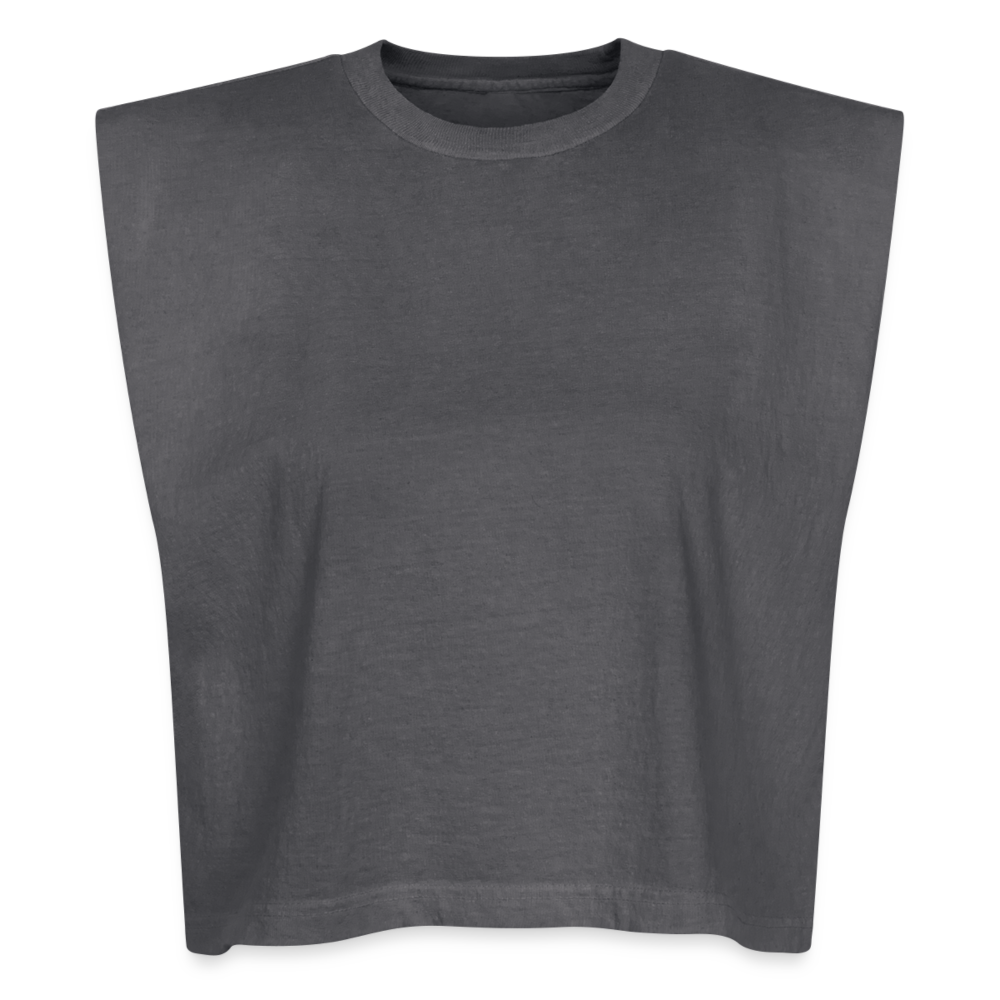 Customizable American Apparel Women's Garment Dyed Muscle Tank ADD YOUR OWN PHOTO, IMAGES, DESIGNS, QUOTES AND MORE - faded black