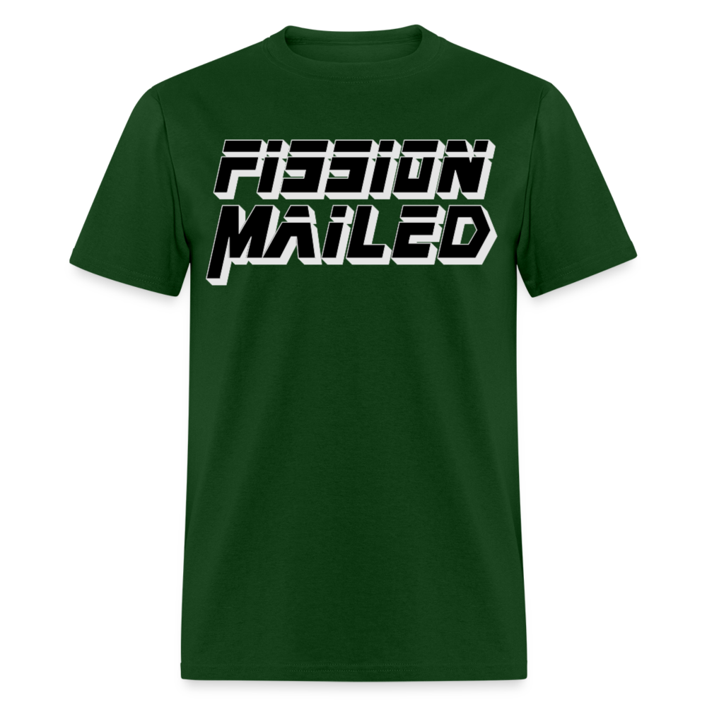 Fission Mailed Black & Gray Shadow Funny Videogame Quote & Meme Unisex Classic T-Shirt - forest green