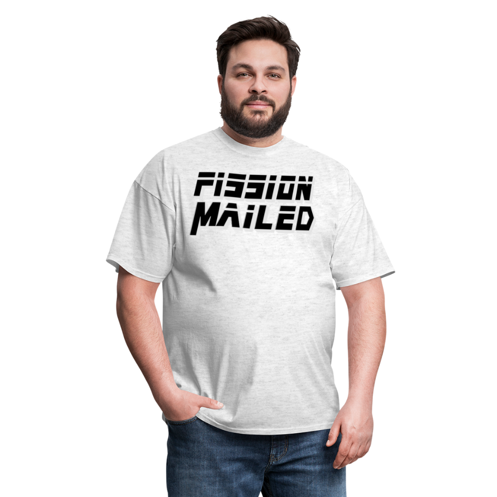 Fission Mailed Black & Gray Shadow Funny Videogame Quote & Meme Unisex Classic T-Shirt - light heather gray