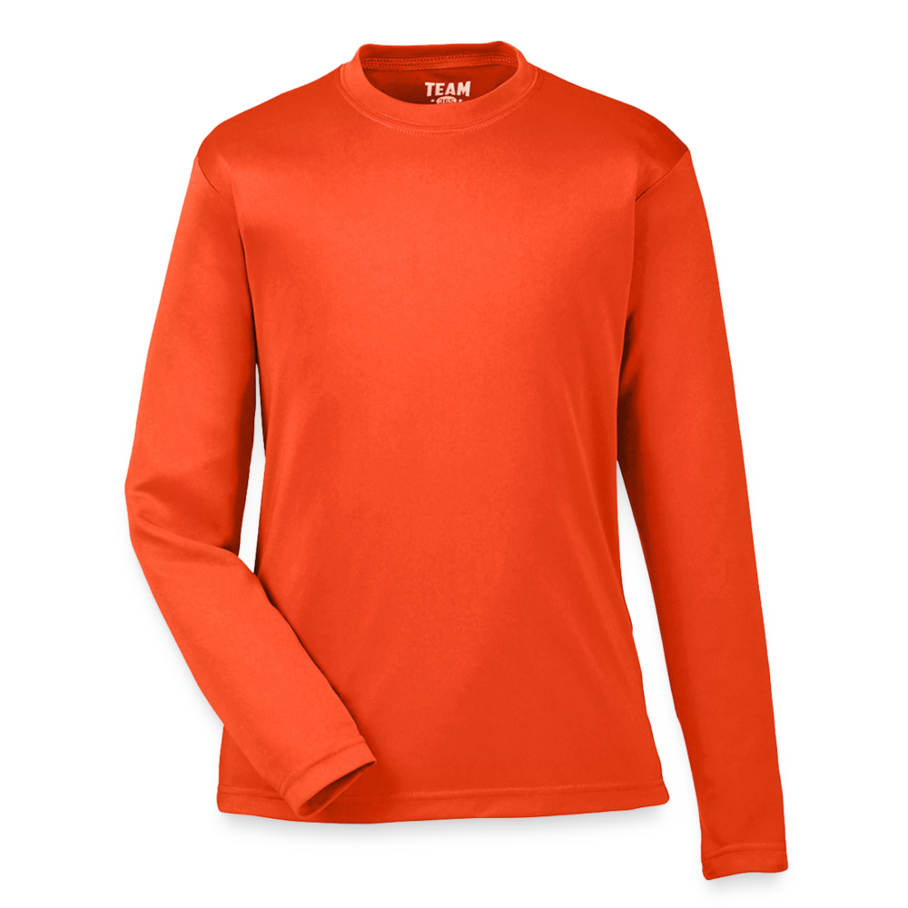 Customizable Youth Zone Performance Long-Sleeve T-Shirt ADD YOUR OWN PHOTO, IMAGES, DESIGNS, QUOTES AND MORE - orange