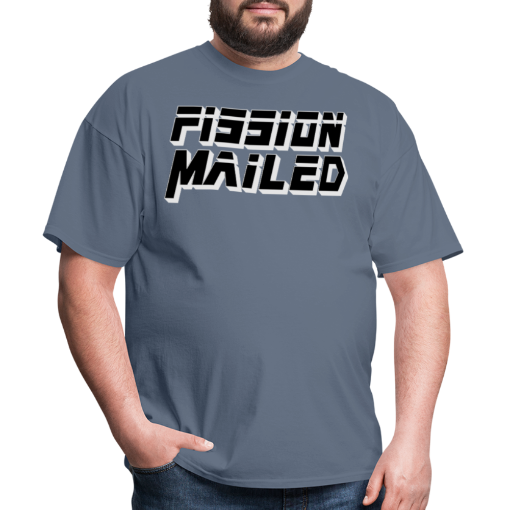 Fission Mailed Black & Gray Shadow Funny Videogame Quote & Meme Unisex Classic T-Shirt - denim