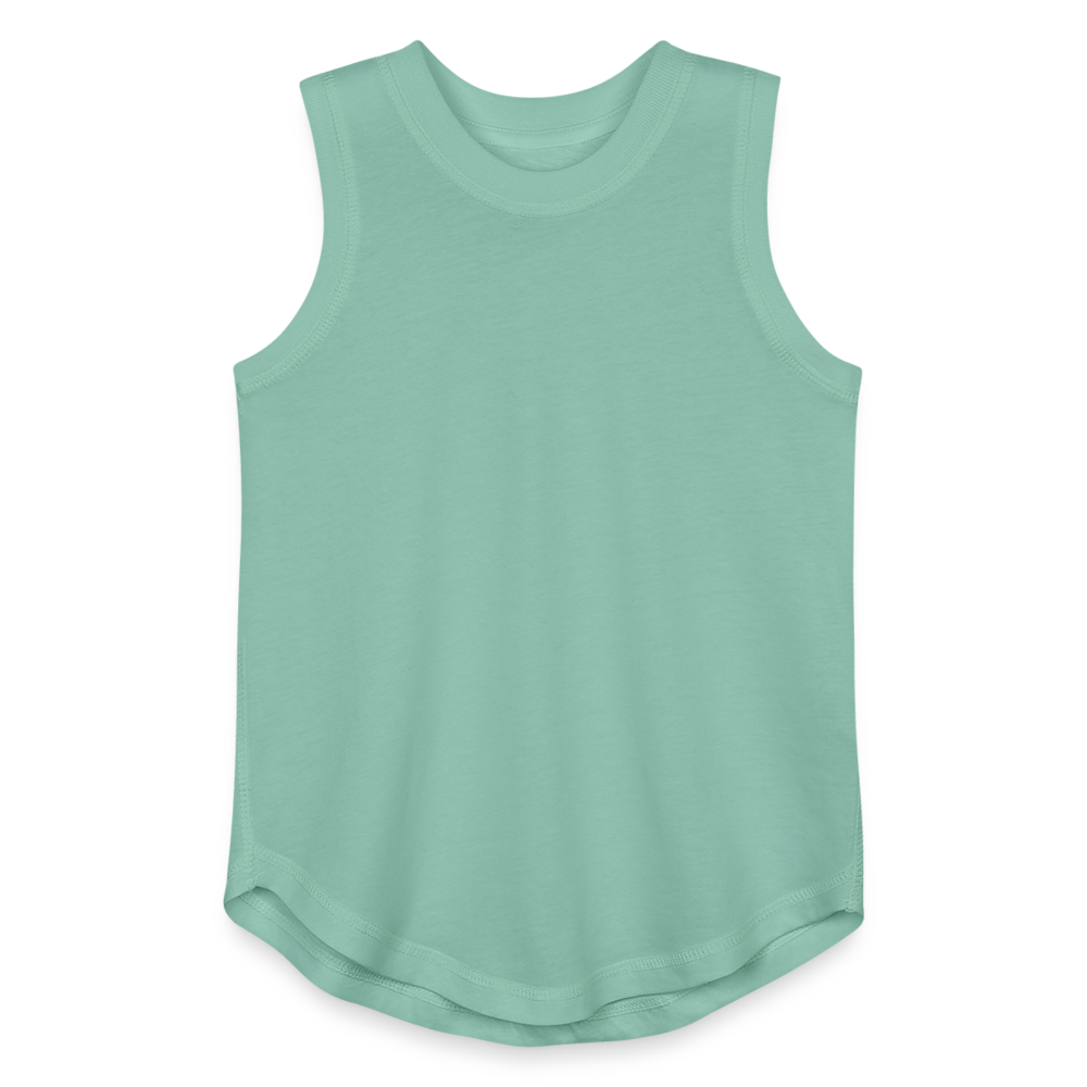 Customizable Youth Girls Relaxed Tank Top ADD YOUR OWN PHOTO, IMAGES, DESIGNS, QUOTES AND MORE - saltwater
