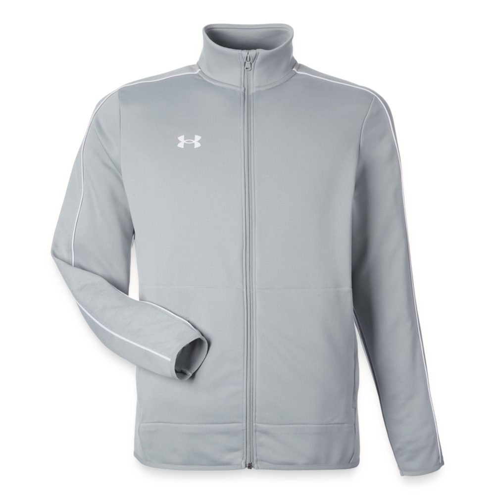 Customizable Under Armour Men's Command Full Zip 2.0 ADD YOUR OWN PHOTO, IMAGES, DESIGNS, QUOTES AND MORE - light gray