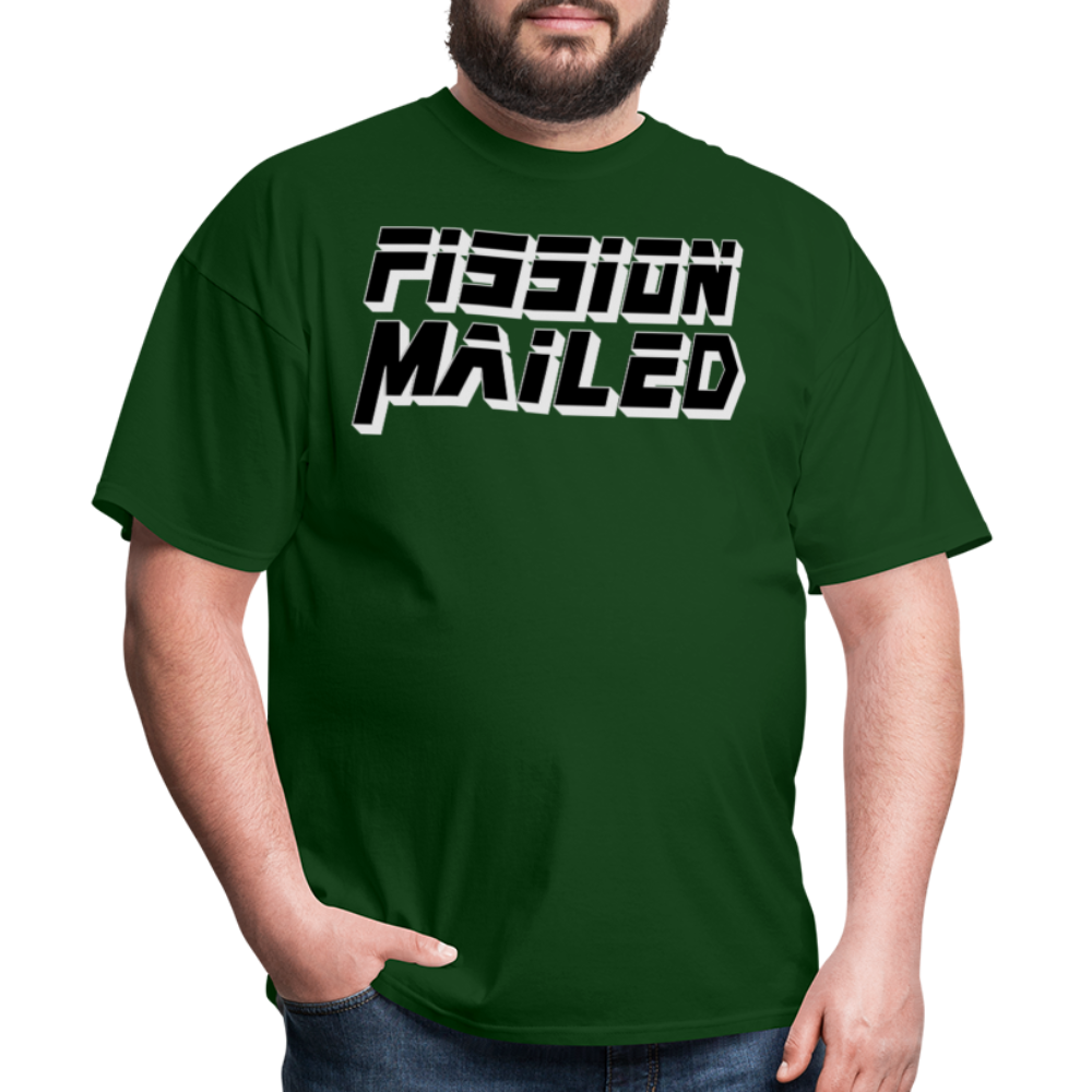 Fission Mailed Black & Gray Shadow Funny Videogame Quote & Meme Unisex Classic T-Shirt - forest green