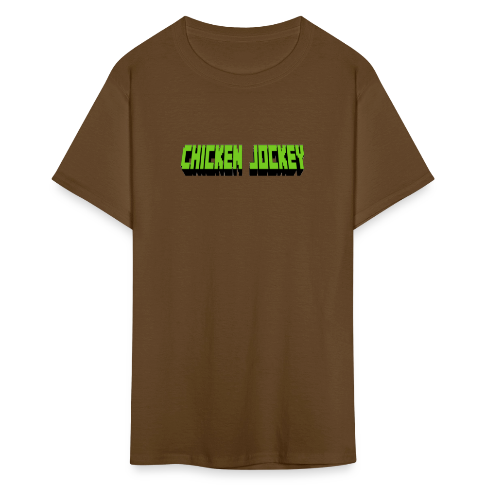 Chicken Jockey Green Unisex Classic T-Shirt - brown