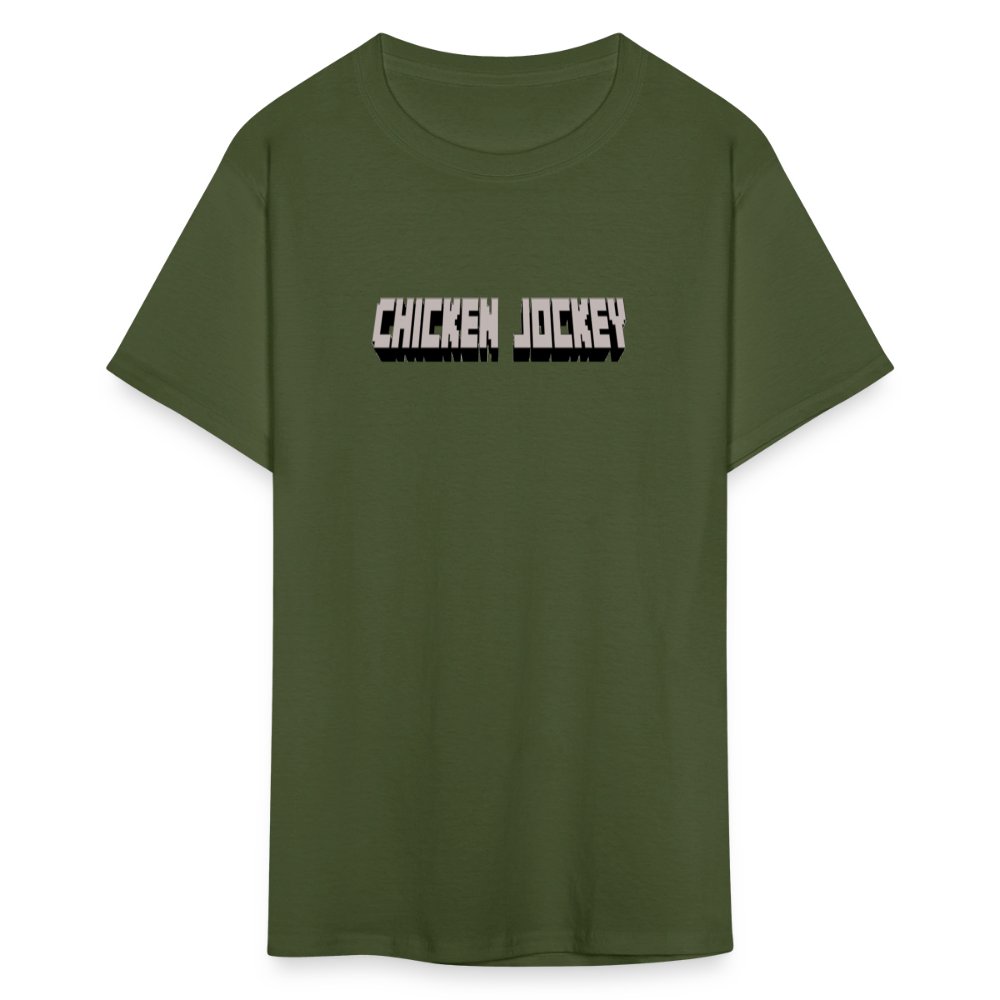 Chicken Jockey Gray Unisex Classic T-Shirt - military green
