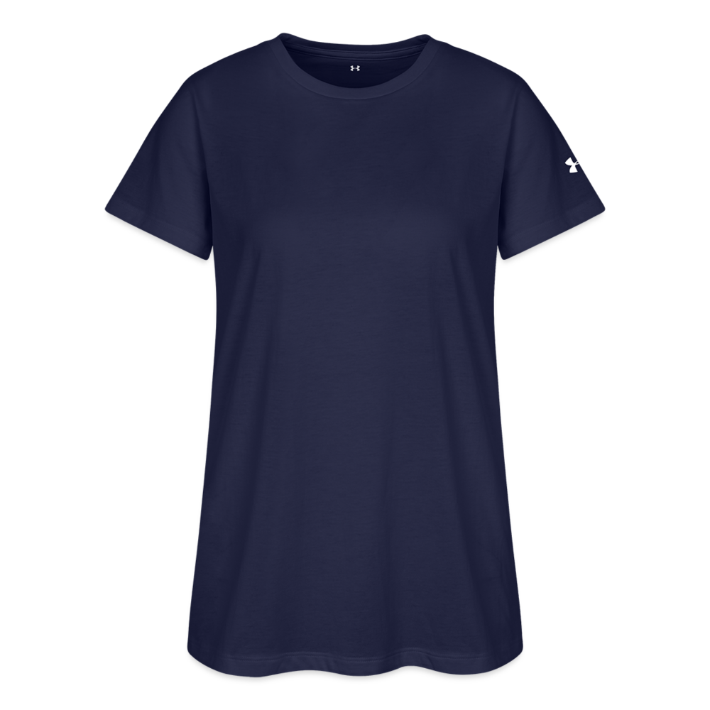 Customizable Under Armour Women's Athletic 2.0 T-Shirt ADD YOUR OWN PHOTO, IMAGES, DESIGNS, QUOTES AND MORE - navy