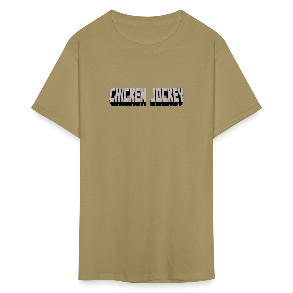 Chicken Jockey Gray Unisex Classic T-Shirt - khaki