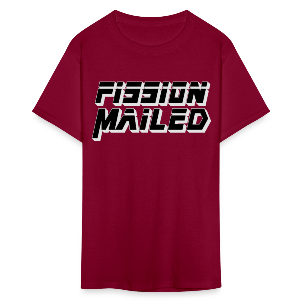 Fission Mailed Black & Gray Shadow Funny Videogame Quote & Meme Unisex Classic T-Shirt - burgundy