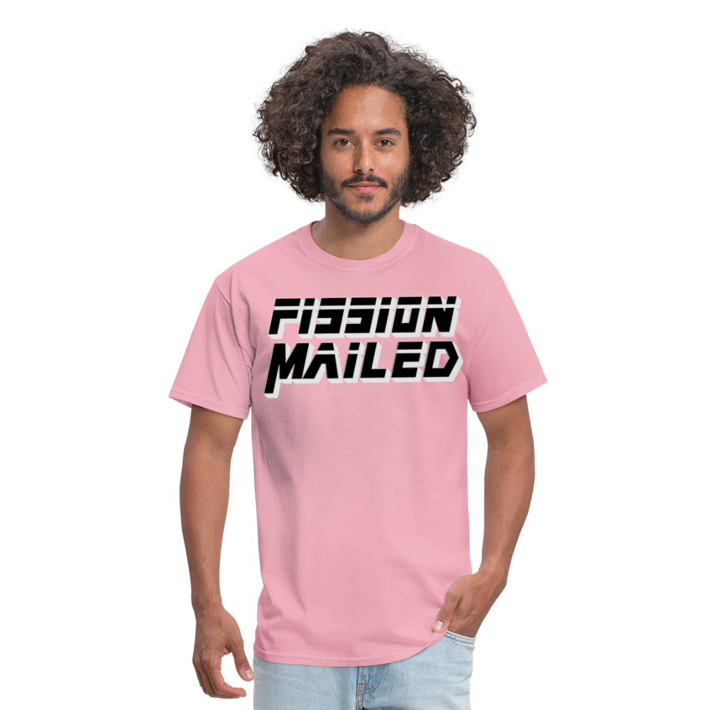 Fission Mailed Black & Gray Shadow Funny Videogame Quote & Meme Unisex Classic T-Shirt - pink