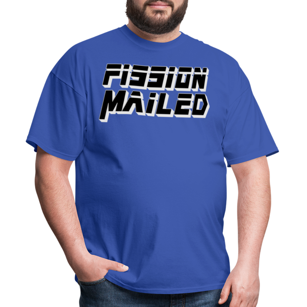 Fission Mailed Black & Gray Shadow Funny Videogame Quote & Meme Unisex Classic T-Shirt - royal blue