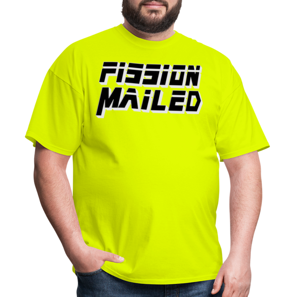 Fission Mailed Black & Gray Shadow Funny Videogame Quote & Meme Unisex Classic T-Shirt - safety green