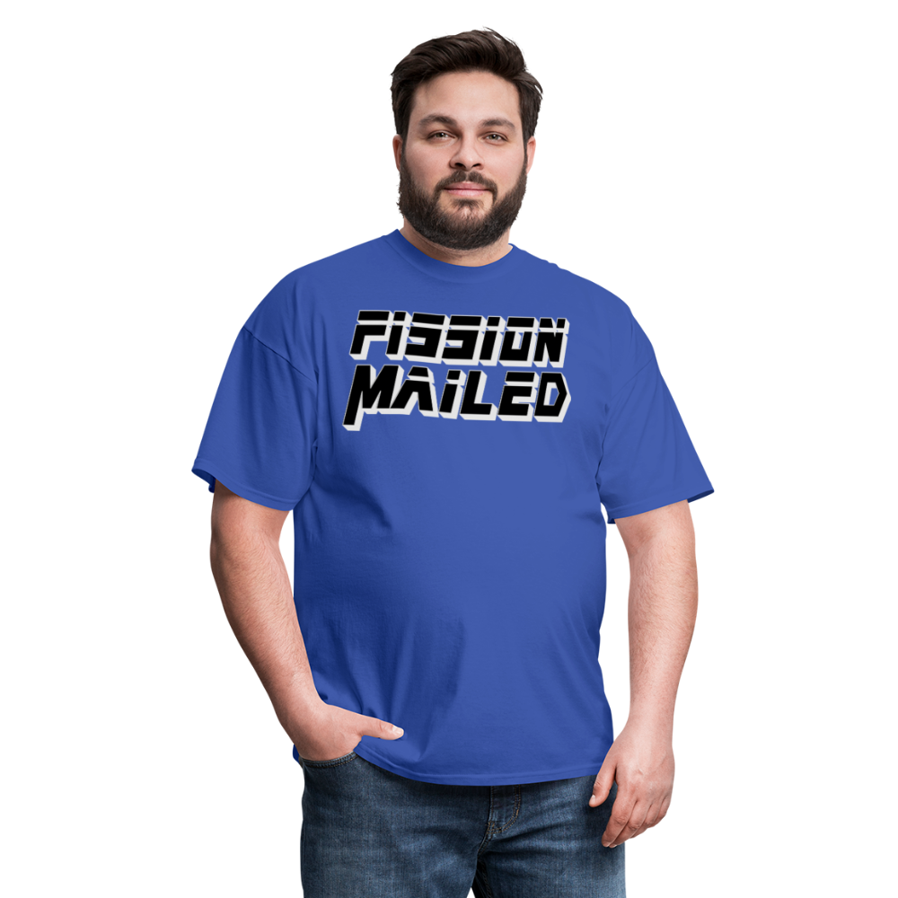 Fission Mailed Black & Gray Shadow Funny Videogame Quote & Meme Unisex Classic T-Shirt - royal blue