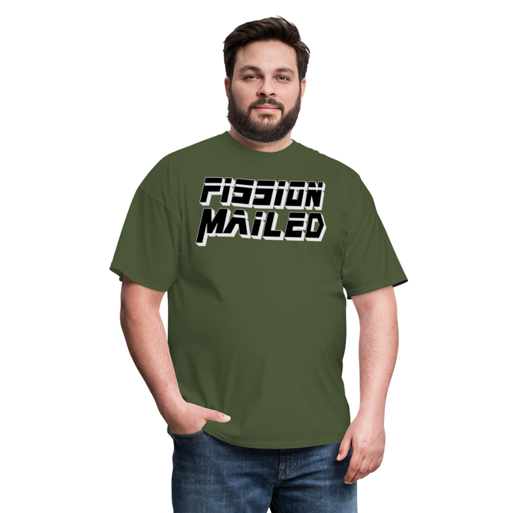 Fission Mailed Black & Gray Shadow Funny Videogame Quote & Meme Unisex Classic T-Shirt - military green