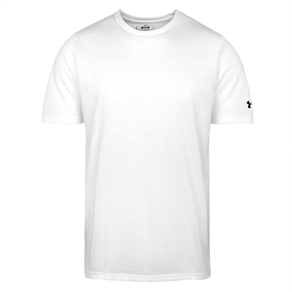 Customizable Under Armour Men's Athletic 2.0 T-Shirt ADD YOUR OWN PHOTO, IMAGES, DESIGNS, QUOTES AND MORE - white