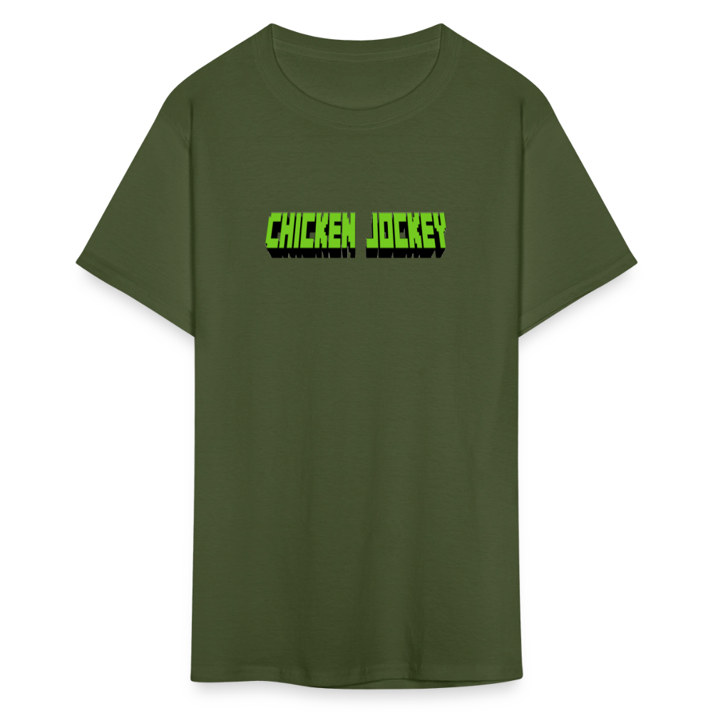 Chicken Jockey Green Unisex Classic T-Shirt - military green