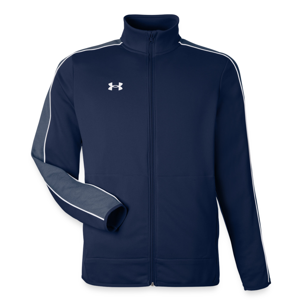 Customizable Under Armour Men's Command Full Zip 2.0 ADD YOUR OWN PHOTO, IMAGES, DESIGNS, QUOTES AND MORE - navy/white