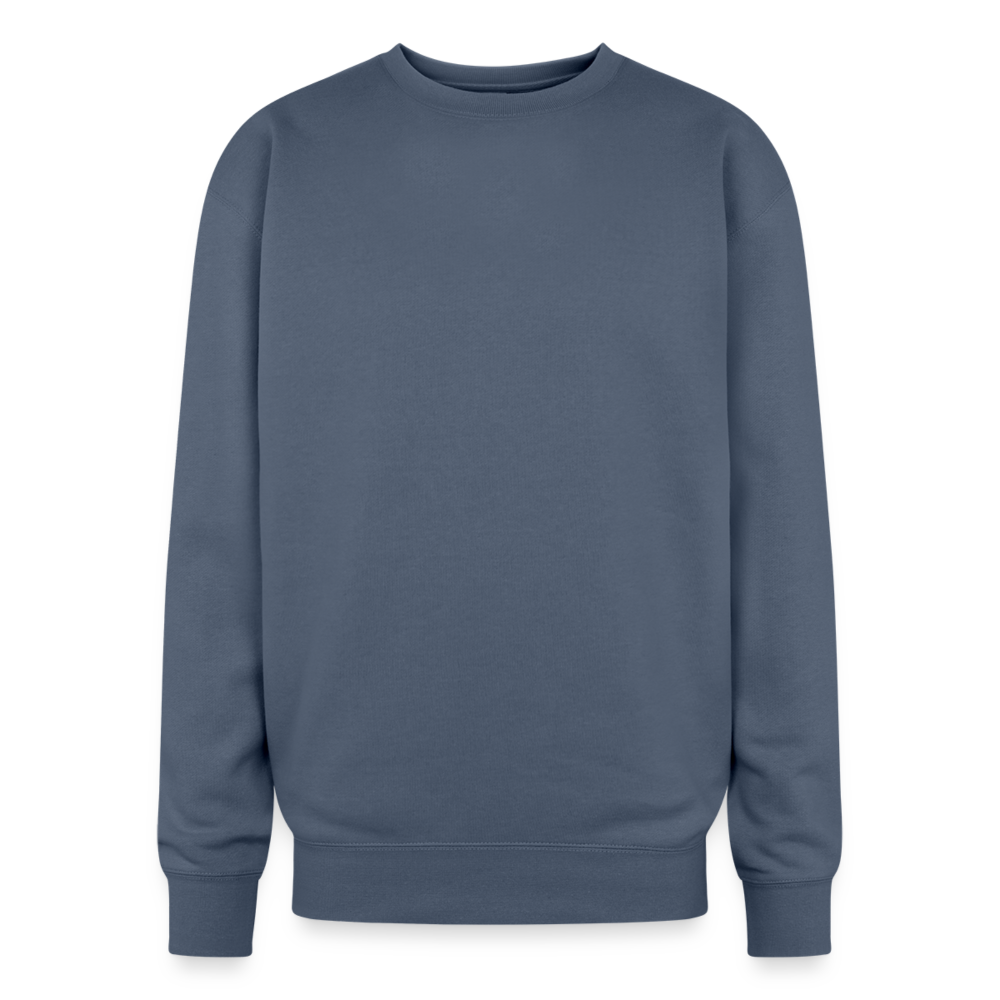 Customizable Oversized Crewneck Sweatshirt ADD YOUR OWN PHOTO, IMAGES, DESIGNS, QUOTES AND MORE - stone blue