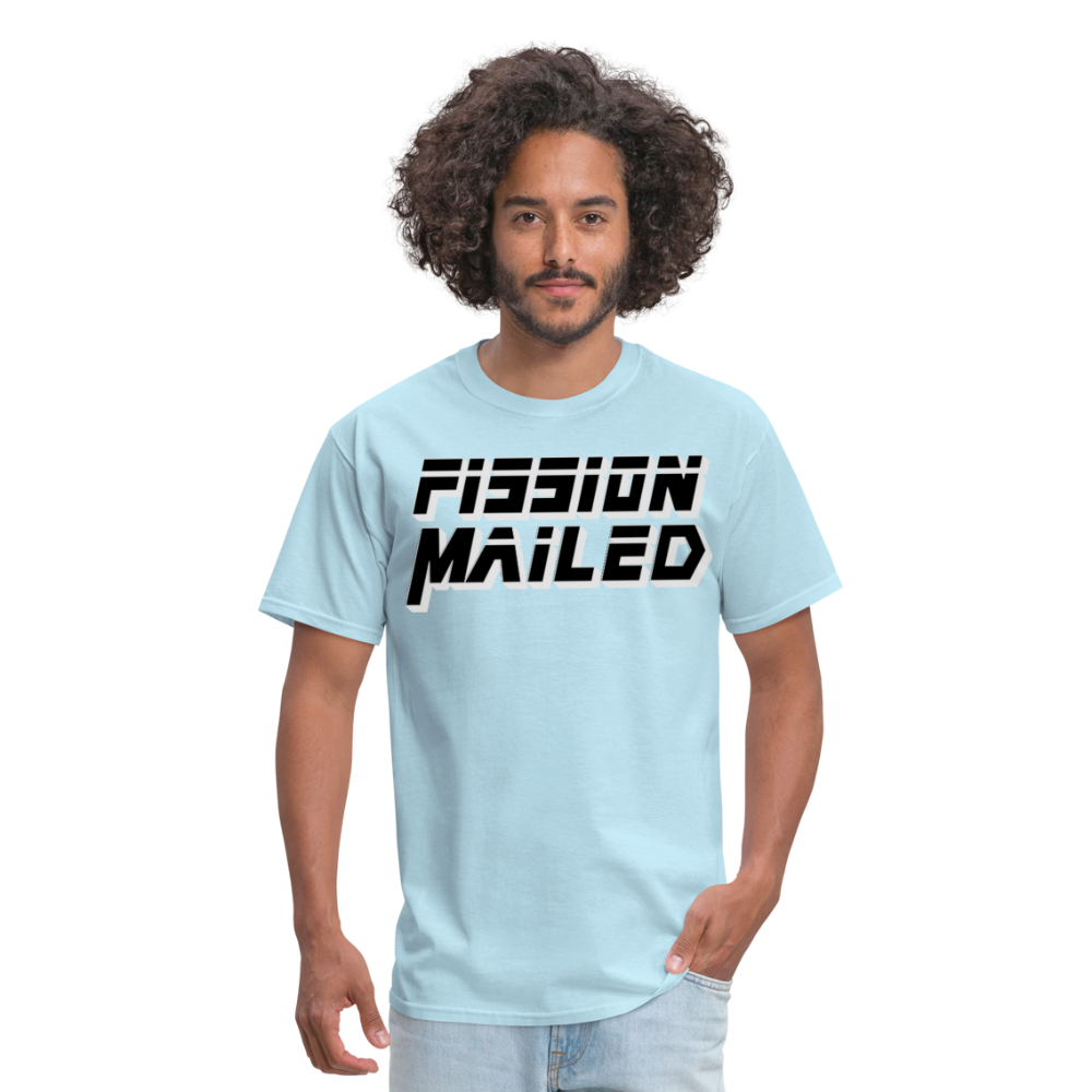 Fission Mailed Black & Gray Shadow Funny Videogame Quote & Meme Unisex Classic T-Shirt - powder blue