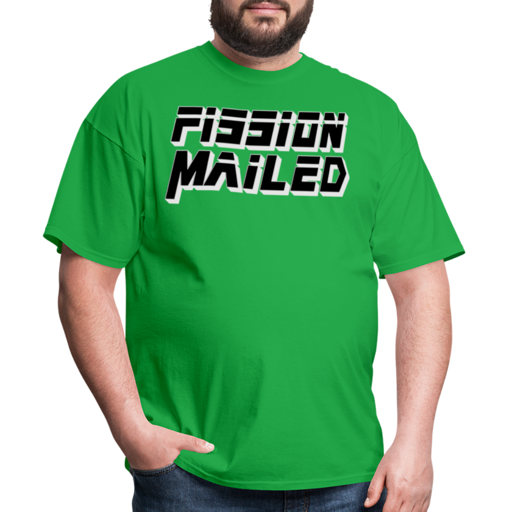 Fission Mailed Black & Gray Shadow Funny Videogame Quote & Meme Unisex Classic T-Shirt - bright green