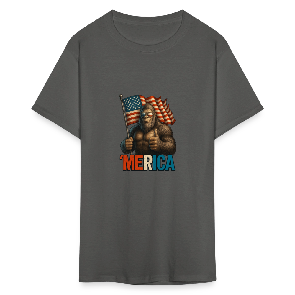 Thumbs Up Merica Big Foot 4th of July Funny and Patriotic Unisex Classic T-Shirt - charcoal