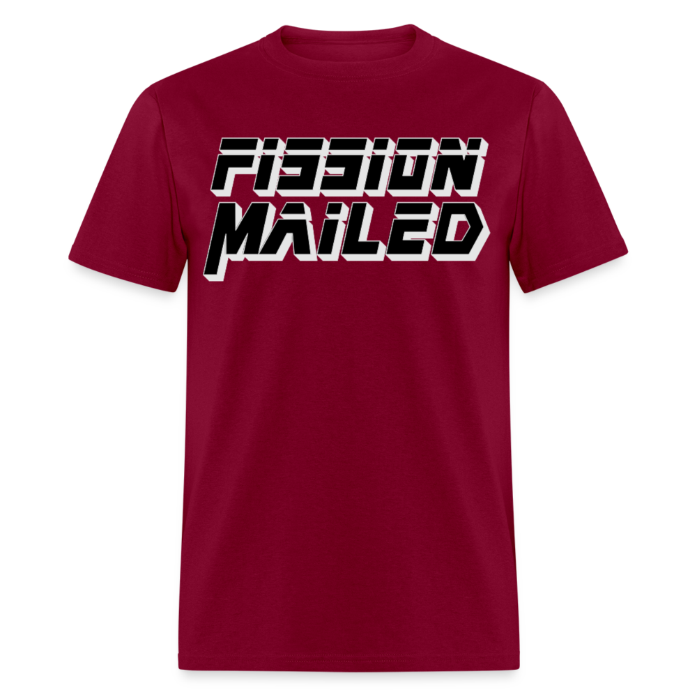 Fission Mailed Black & Gray Shadow Funny Videogame Quote & Meme Unisex Classic T-Shirt - burgundy