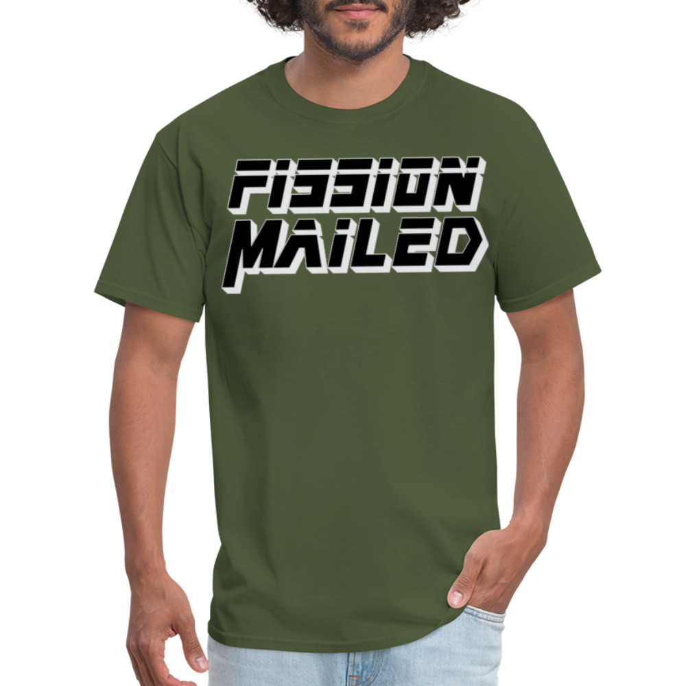 Fission Mailed Black & Gray Shadow Funny Videogame Quote & Meme Unisex Classic T-Shirt - military green