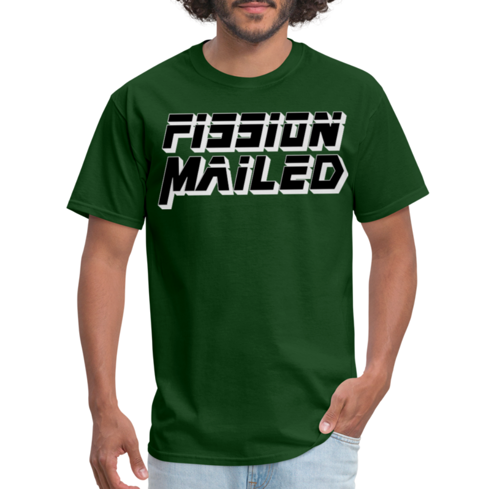 Fission Mailed Black & Gray Shadow Funny Videogame Quote & Meme Unisex Classic T-Shirt - forest green