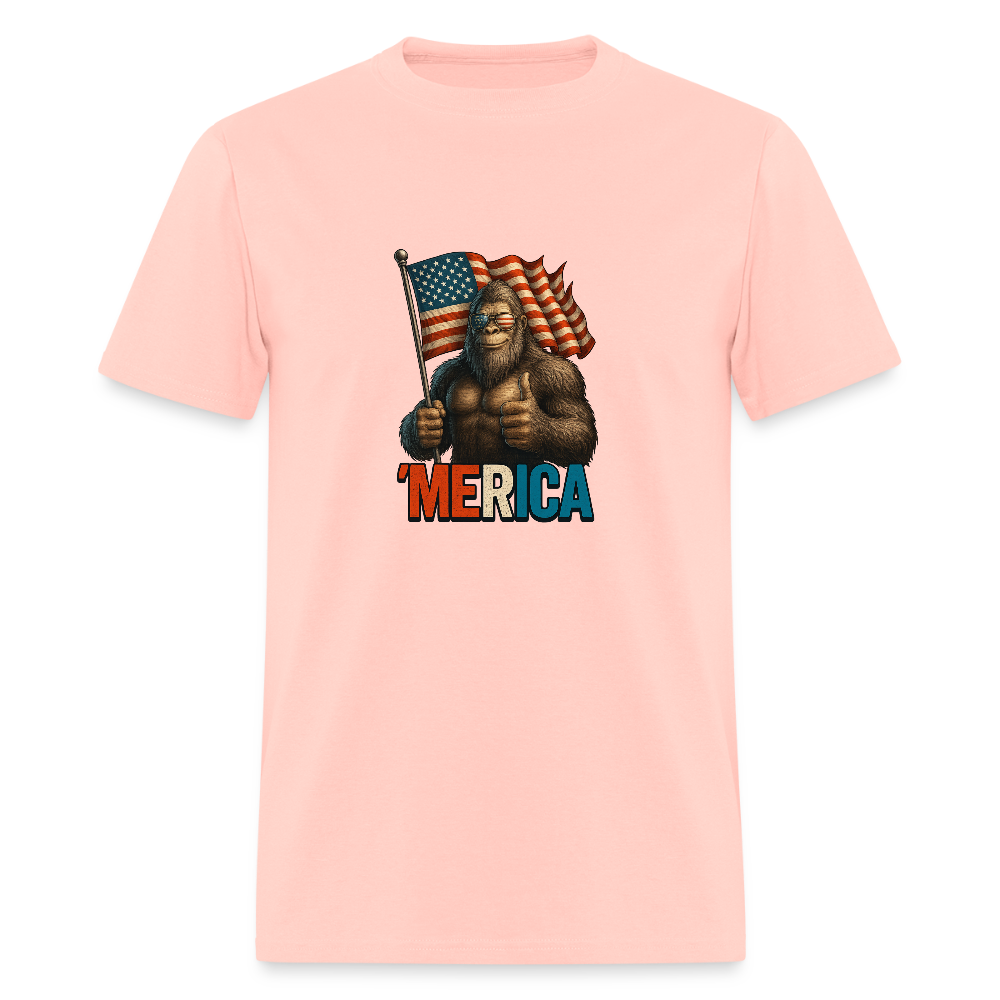Thumbs Up Merica Big Foot 4th of July Funny and Patriotic Unisex Classic T-Shirt - blush pink 