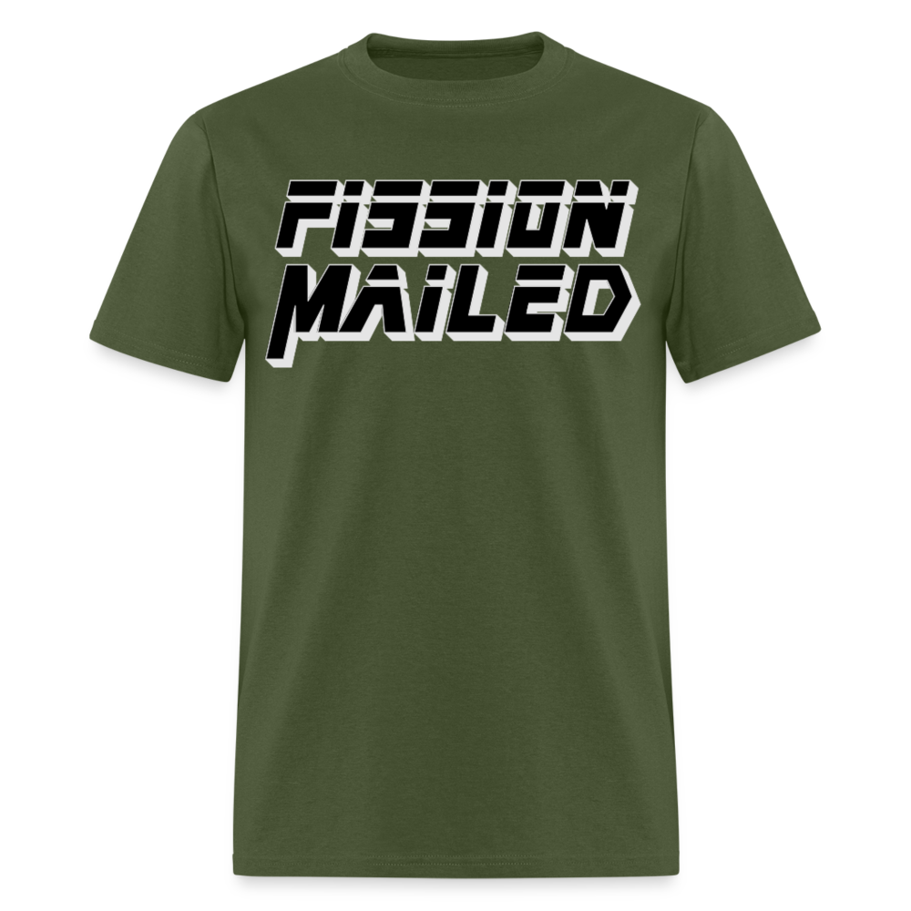 Fission Mailed Black & Gray Shadow Funny Videogame Quote & Meme Unisex Classic T-Shirt - military green