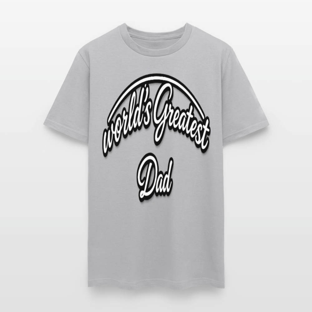 Dad Appreciation T Shirt: Worlds Greatest Dad Script - rock