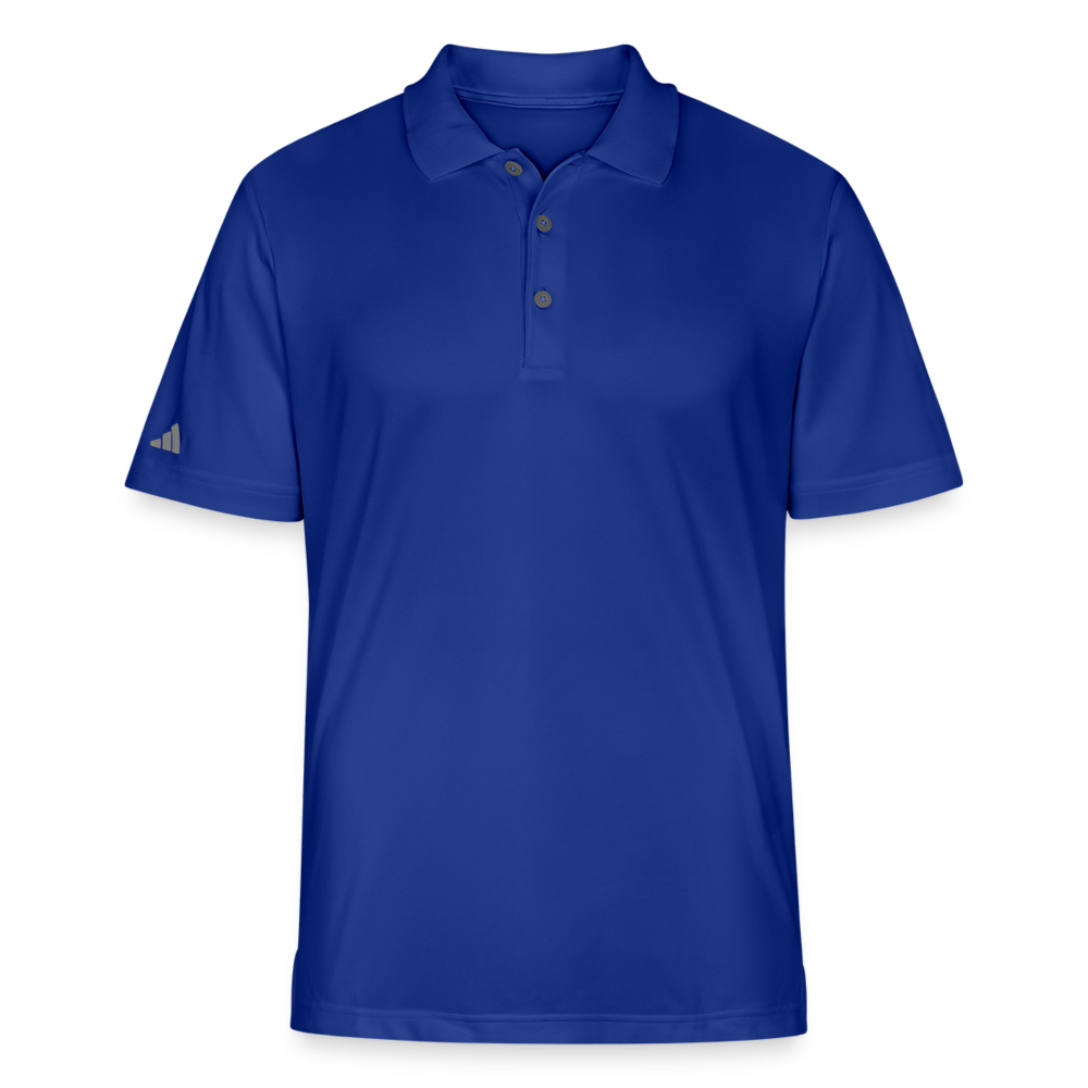 Customizable Adidas Performance Polo ADD YOUR OWN PHOTO, IMAGES, DESIGNS, QUOTES AND MORE - royal blue